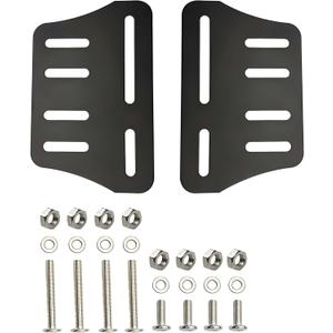 Heavy Duty (2PCS) Bed Frame Adapter/Connector Plate Fits Headboard and Footboard, Modi-Plate Adapter/Connector for Bed Frame Modification