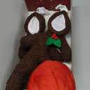 IC ICLOVER Reindeer Antlers for Cars with LED Lights, Car Reindeer Antlers & Red Nose, Glowing LED Reindeers Costume Kit, Car Christmas Decorations Xmas Gifts for Most Vehicles SUV MPV Van Truck