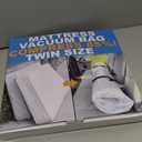 Mattress Vacuum Bag for Moving, Vacuum Seal Mattress Bag for Memory Foam or Inner Spring Mattresses, Compression and Storage for Returns, Leakproof Valve and Double Zip Seal (Twin/TwinXL)