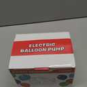 Electric Balloon Pump for Party Decorations  Portable Inflator, Auto Shutoff, Balloon Air Pump Dual Nozzle Rose Red 110V 600W  (Orange)