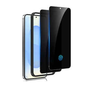 2 Pack for Samsung Galaxy S25 Plus Privacy Screen Protector Tempered Glass, Fingerprint Unlocking, 25° Anti Spy, Full Coverage, Case Friendly, Easy Installation, Compatible with Galaxy S25+