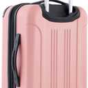 Travelers Club Chicago Hardside Expandable Spinner Luggage, Rose Gold, 22" Carry-On