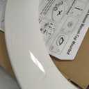 Elongated Slow Close Toilet Seat with Toddler Seat Built In, Potty Training Seat, Easy to Install and Remove, Never Loosen, White