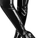 Women Thigh High Boots Chunky Heel Over The Knee Boots Patent Leather PU Stretchy Tall Boots Sexy Pointed Toe Fashion GOGO Boots Prom Party Knee High Boots (6, Black)