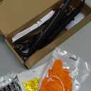 Keratin Hair Extension Kit: Heat Iron, Keratin Glue Granules, Protector Templates, Hair Clips, and Finger Protector(Black)