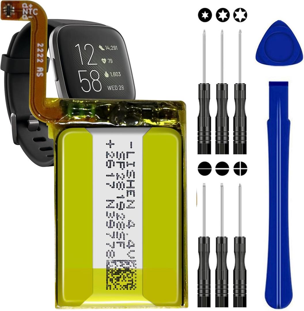 Timsenkoo SP281928SF LSSP281928 Battery Replacement Compatible with Fitbit Versa 2 FB507 Health Smartwatch 165mAh 3.85V
