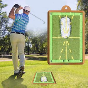 Golf Training Mat for Swing Detection Batting, Premium Golf Impact Mat, Path Feedback Golf Practice Mats, Advanced Golf Hitting Mat for Indoor/Outdoor, Golf Training Aid Equipment