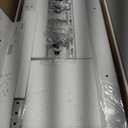 AX WABER Universal Floor TV Stand with Mount 70 Degree Swivel 9 Level Height Adjustable and Space Saving Design for Most 27 to 65 inch LCD, LED OLED TVs, Perfect for Corner & Bedroom White AX1006TW