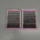 FADLASH Lash Clusters 640PCS Wispy Eyelash Clusters 30D+40D Natural D Curl Clusters Eyelash Extensions 8-16mm Individual Lashes for Beginners DIY at Home Lash Extensions