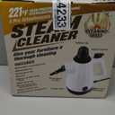 Handheld Steam Cleaner for Home, Pressurized Deep Cleaning Steamer for Cleaning for All Surfaces with 9 Accessories, Multipurpose Steam Cleaners for Grout Steam Cleaner Tile Kitchen Bathroom (Black & White)