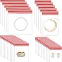 Wanmu 30 Pcs Clear Jewelry Organizer Anti Tarnish Jewelry Bags Storage, 3 Sizes EVA Small Storage Bags Pouches for Gold and Silver Jewelrys, Key, Wrist Watch, Necklace, Earring, Chain Bracelet