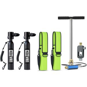 Mini Scuba Tank 0.5L Diving Tank with DOT Certification Up to 10 Minutes Underwater Breathing Reusable Backup Tanks for Underwater Shooting and Rescue Operations