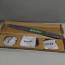 18 Inch Chainsaw Bar and Chain Combo, 3/8" LP Pitch, 050" Gauge, 62 Drive Links Fits Echo Ego Poulan Greenworks Kobalt Husqvarna Ryobi and More (3 Chains + 1 Bar)