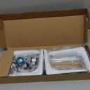 MYOYAY 2 Packs Room Divider Stand, Folding Room Divider Feet with Stainless Steel Wheels, Privacy Screen Holder Stabilizer Feet for Hotel Home Office (White)