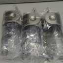 simplehuman Wall Mount Pumps, Triple 15 fl. oz. Shampoo & Soap Dispenser, Stainless Steel