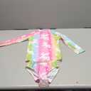 Snowheart Girls Rash Guard Sets Long Sleeves Swimsuit 2 Pieces Tankini Bathing Suit Swimwear for Girls 3-12 Years ( Rainbow Unicorn)