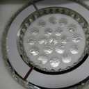 16" Modern Crystal Chandeliers for Dining Room LED Dimmable Flush Mount Light Fixtures Living Room Bedrooms Silver