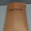 RECYCO Buffalo Paid Chenille Throw Blanket for Couch, Soft Cozy Decorative Buffalo Check Blanket Throw with Tassels for Bed Sofa, Lightweight Chenille Knitted Throw, Plaid Navy Off White, 50'' x 60''