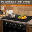 Stove Top Covers for Electric Stove, 28" x 20" Fireproof & Waterproof Stove Covers, Stove Covers for Gas Stove Top, Heat Resistant Stove Mat for Glass Top Stove, Cooktop Protector