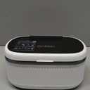 35W Ultrasonic Jewelry Cleaner, 45KHz Retainer Cleaner for Jewelry, 5 Timer & 3 Power Modes, Eyeglasses, Rings, Watch Strap, Dentures - 20oz, 304 Stainless Steel Tank, Quiet <38dB (White)