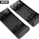 Front Bumper Guards Pads Insert Fit Ford 2009-2014 F-150 F150 Insert Caps Pair Right and Left Black