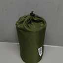 Double Sleeping Pad for Camping, Self Inflating 4" Extra Thick Camping Sleeping Pad for 2 Person with Pillow, Built-in Foot Pump, Portable Sleeping Mat for Backpacking, Hiking, Travel Tent (Green+Blue)