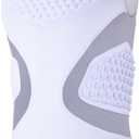 COOLOMG Mens Baseball Chest Rib Protector Adult Football Padded Compression Shirt Heart Sternum Guard for Rugby Lacrosse size M