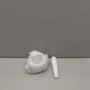 Gusto Nostro Natural Marble Mortar and Pestle Set | 5 Inch - 2.5 Cup Large Mortar Pestle Set for Grinding Herbs, Nuts, Grains | Pesto Grinding and Guacamole Stone Bowl | Marble Spice Crusher (White)