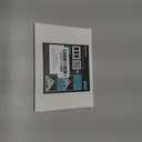 BESTTEN 2 Pack 3-Gang Screwless Decorator Wall Plate, Decorative Outlet Cover, Decor Switch Plate, USWP6 Snow White Series, H4.69 x W6.54, Polycabonate Thermoplastic (Standard Size, Gloss Snow White)