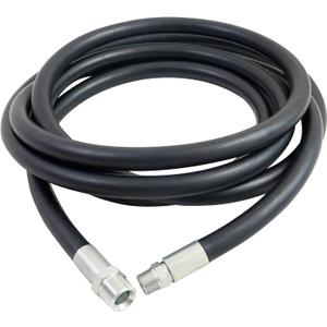 1 Inch x 13 Foot Neoprene Diesel Fuel Transfer Hose NPT Male Ends, Replacement for Electric Fuel Pumps, Gasoline Dispenser & Farm Oil Transfer