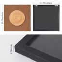 3D Textured Wall decor brown geometric sandstone texture images, 16x16Inch