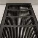HVAC Premium 20" X 12" Steel Return Air Filter Grille for 1" Filter - Removable Face/Door - HVAC Duct Cover - Flat Stamped Face - Black [Outer Dimensions: 22 5/8" X 14 5/8"]