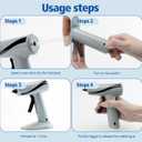 Cordless Hot Glue Gun, Fast Preheating Rechargeable Hot Glue Gun Kit with 30 Premium Glue Sticks for School Crafts DIY Arts Quick Home Repairs, Grey - 20W