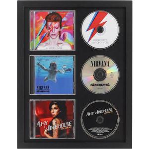 3 CD Frame Display for Wall Mounting,Signed CD Display Frame