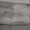 Women's Classic Round Toe Pumps, Mid Kitten Heel, Office Dress Shoes Matt White - US 9.5