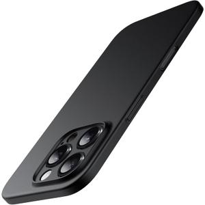 JETech Ultra Slim Case for iPhone 16 Pro 6.3 Inch, Camera Lens Full Protection, Lightweight Matte Finish PP Hard Minimalist Cover (Black)