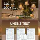 Homemory 48-Pack Novelty Flickering Flameless Tea Lights Candles, 200+Hours Battery-Operated LED Fake Candles for Wedding Table Centerpieces, Proposal, Anniversary, White Base, 1.5''xH1.3