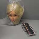 Opini Mannequin Head with Real Human Hair 80% 26 Inch Hair Mannequins to Practice on Doll Heads for Hair Styling with Clamp and Tools Cosmetology Mannequin Head #613 Blond