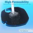 Replacement Canister Filter Pads Compatible with AMOSIJOY 172/225/265GPH Aquarium External Filter, 6 White Floss & 2 Coarse Pads & 1 Phosphate Remover Filter & 1 Nitrite Remover (10 Pcs)