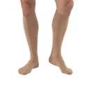 JOBST Relief Knee High Graduated Compression Socks 20-30mmHg - Comfortable Unisex Design with Silicone Dot Band - Closed Toe, Beige, X-Large