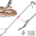 78 Inch Folding Snake Grabber Tool Extra Long Snake Tongs for Extra Safety Snake Grabber is Made of Stainless Steel for Corrosion Resistance High Load Capacity Easy to Clean and Maintain