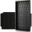 18-Pack 1020 Seedling Trays with Holes - Extra Strength Heavy Duty,10" x 20", Reusable 1020 Nursery Trays for Seed Germination, Plant Propagation, Garden Seed Starter and Microgreens