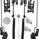 02ESR1201ABK Sunroof Track Assembly Compatible with Ford 2000-2014 F150 2005-2016 F250 F350 F450 2000-2017 Expedition Lincoln Navigator Mark LT Sunroof Track Repair Kit
