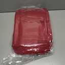 HYLEORY All Season Twin Size Bed Comforter - Cooling Goose Down Alternative Quilted Duvet Insert with Corner Tabs - Winter Warm - Machine Washable - Red