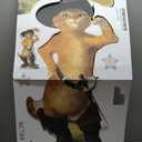 Puss in Boots Cardboard Cutout 36 x 17 in Freestanding Standee with Easel Back