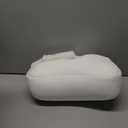 AboveTEK Tablet Pillow Stand for Bed, Hands-Free 360 Adjustable iPad Pillow Holder for Lap Reading w/Soft Bean Bag, Ideal Gift for Mom, Fits 4.7" to 12.9" Tablet, Phone, Kindle, White