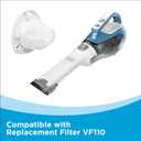 BLACK+DECKER dustbuster AdvancedClean Handheld Vacuum Cordless, Compact Home and Car Vacuum with Crevice Tool ,Rotating Nozzle and Charging Station, Large Dust Bowl (CHV1410L)