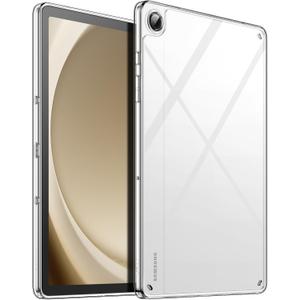 9" Tablet Cover, Clear,  Anti-Yellowing Transparent Shockproof Slim Tablet Cover with Hard PC Back and Soft TPU Bumper