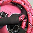 PoyPet Dog Harness and Leash Combo, Escape Proof No Pull Vest Harness, with 5 Feet Leash, Reflective Adjustable Soft Padded Pet Harness with Handle for Dogs (Pink,XL)