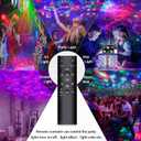 Disco Ball,Party DJ Disco Light Strobe Stage Dance Light Glow Party Sound Activated with Remote Control Rave Ocean Star Projector for Club KTV Christmas Halloween Dancing Parties Holiday Dcor